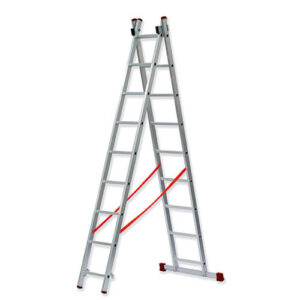 Escalera aluminio 2 tramos