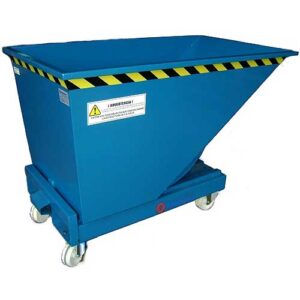 Contenedor autobasculante 320l con ruedas