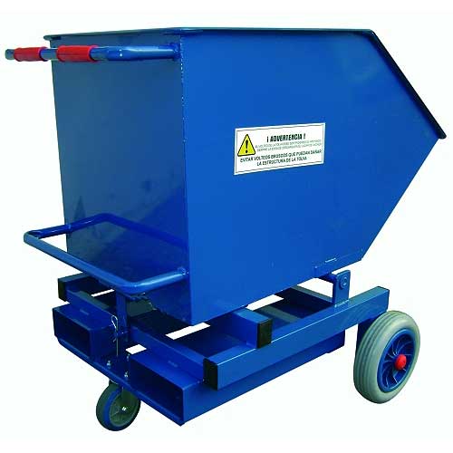 Contenedor basculante 300l 3 ruedas 1 Contenedor basculante 300l 3 ruedas