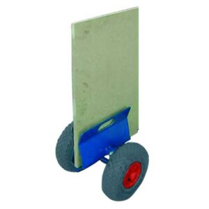 Carro con pinza y 2 ruedas para tableros